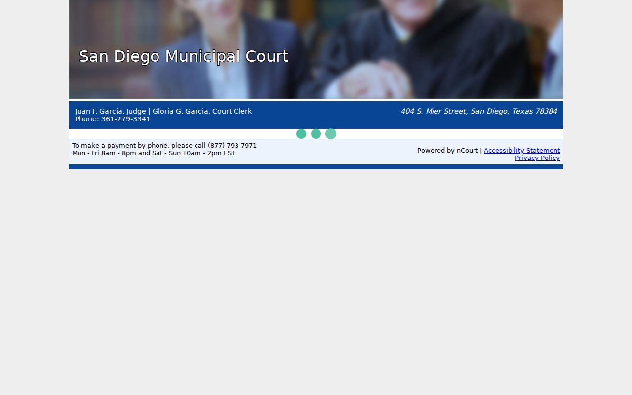 Duval County San Diego Municipal Court records payment search