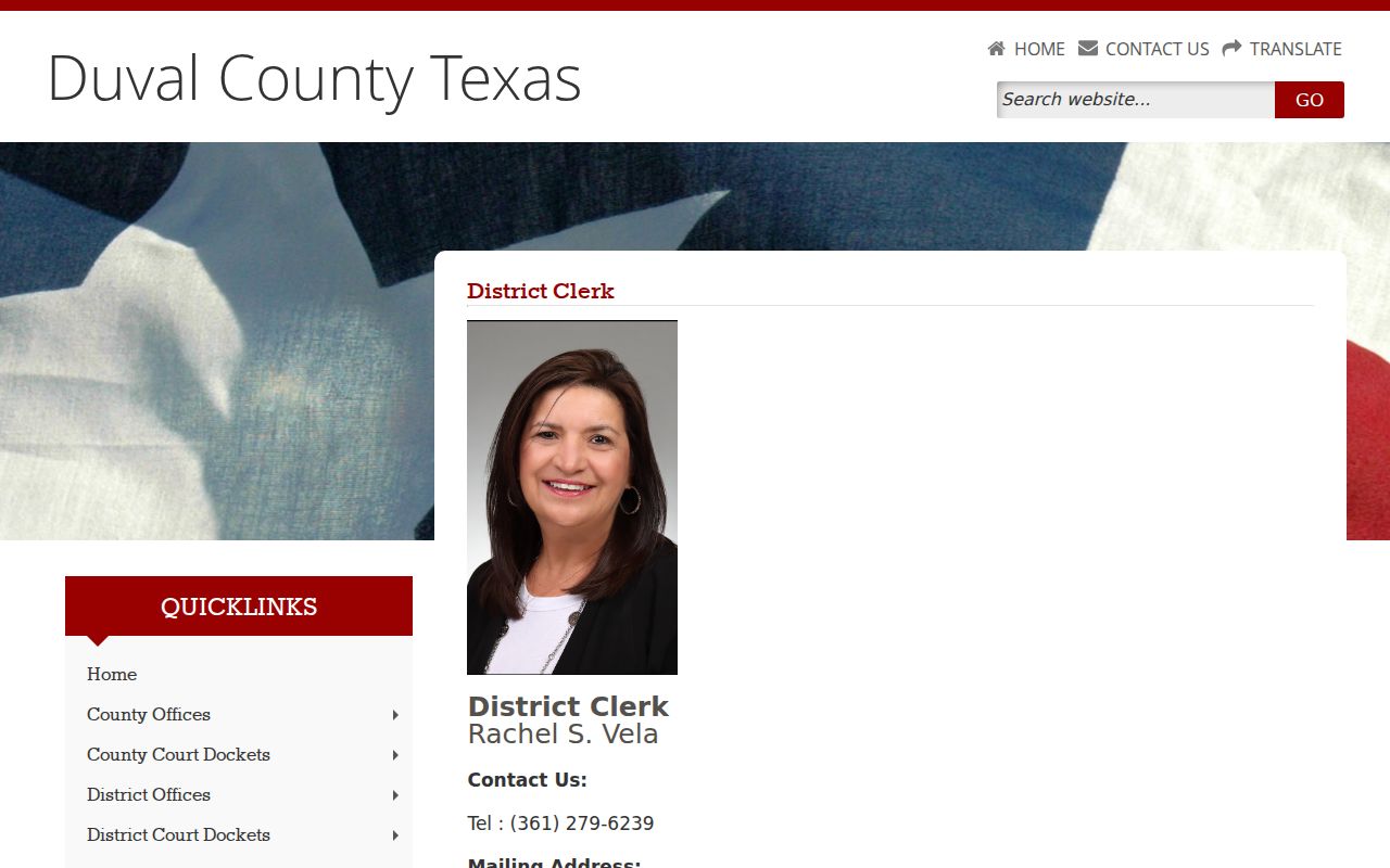 Duval County court case records District Clerk page